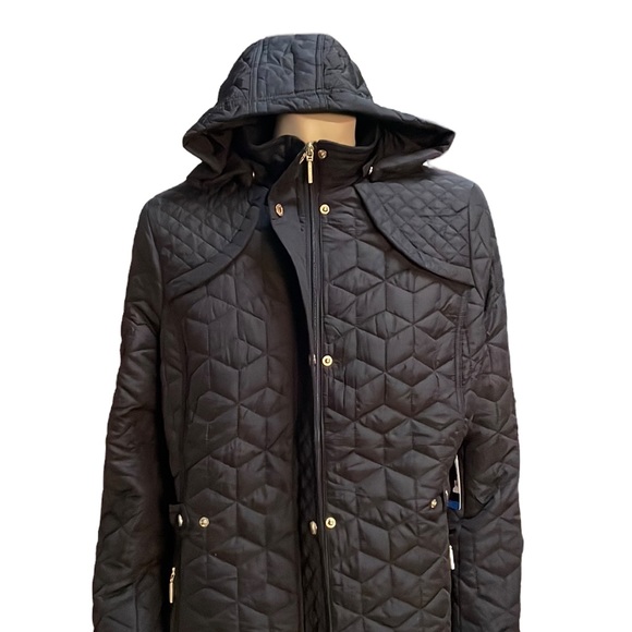 Weatherproof - Hooded Midweight Quilted Walker Jacket - Picture 5 of 7